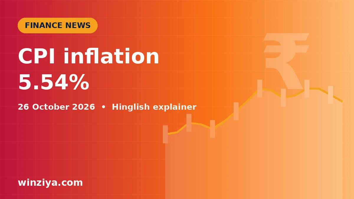 India Inflation News: CPI 5.54% — Mehenga Khana aur Fuel Aapke Budget Ko Kaise Hilata Hai