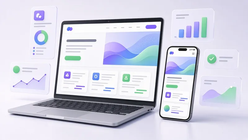 Business Website illustration